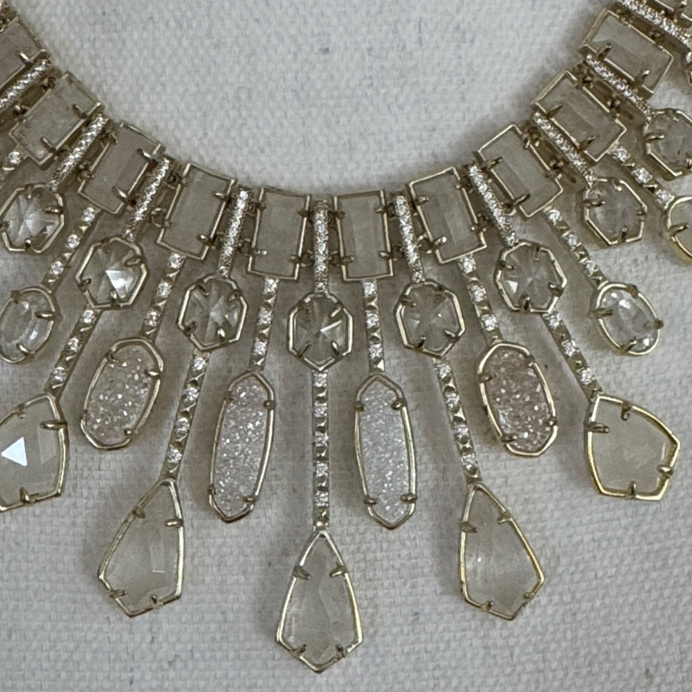 Kendra Scott Bette Multi Stone Statement Bib Necklace - Picture 7 of 17